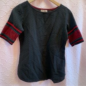 Indian Cotton Indigo Dyed Woven Tshirt